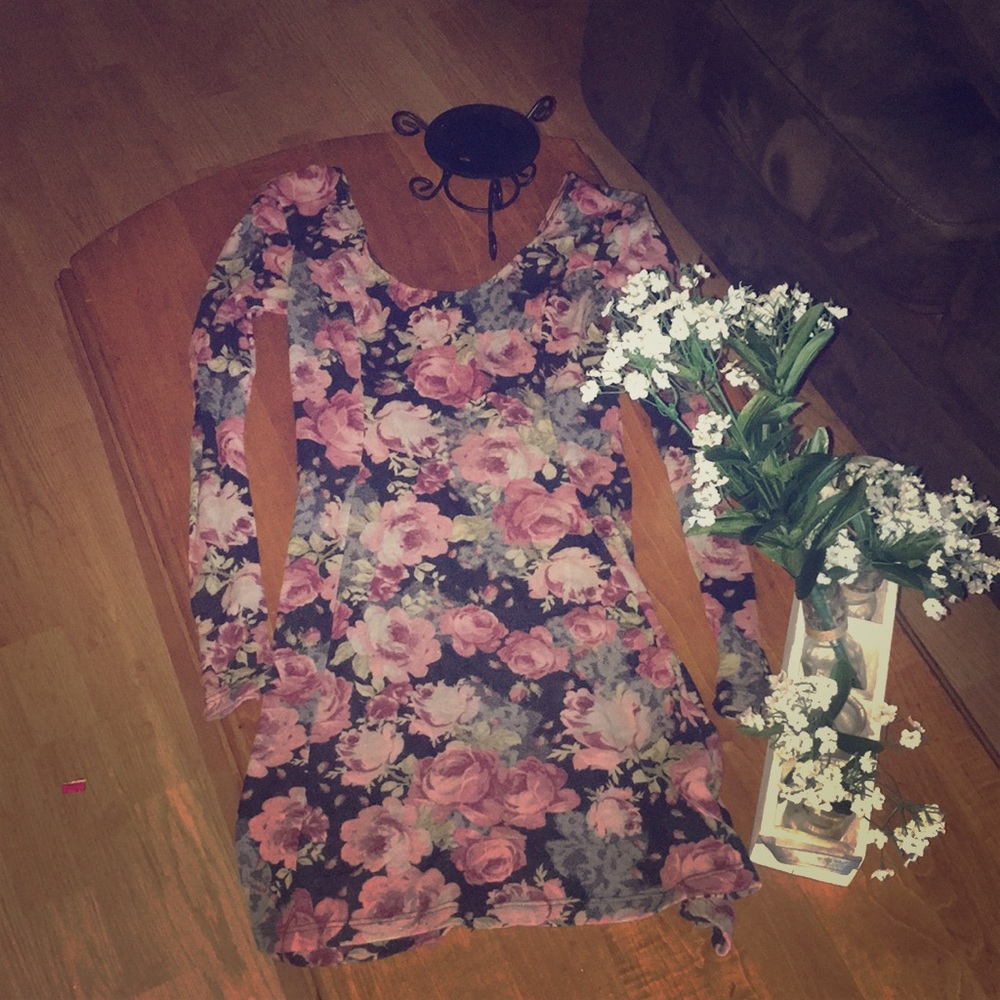Floral 90’s Skater Dress